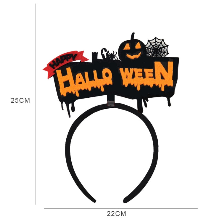 Halloween Felt Headband Children Party Decoration Props, Free Size
