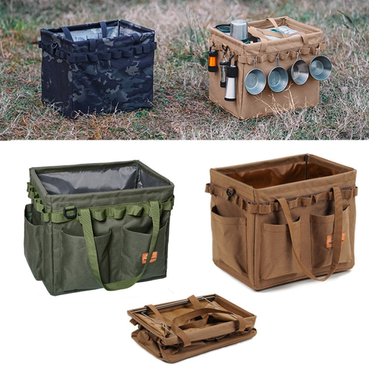 Outdoor Folding Storage Open-mouth  Box Camping Storage Tool Bag