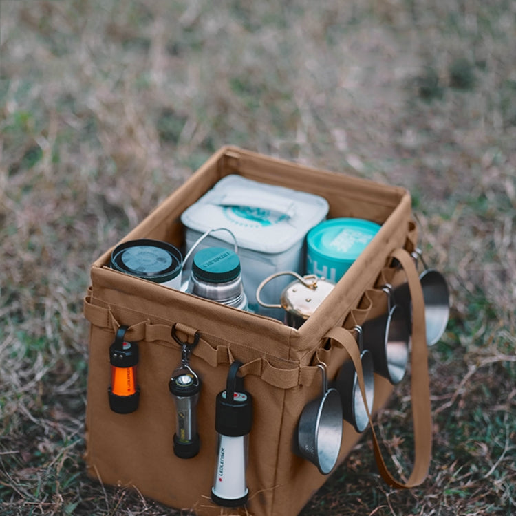 Outdoor Folding Storage Open-mouth  Box Camping Storage Tool Bag