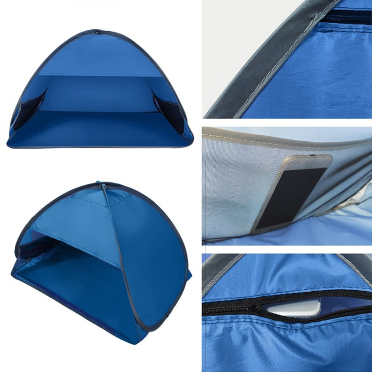 Indoor and Outdoor Automatic Quick Opening Sunshade Headrest Tent, Size: L 80x50x55cm