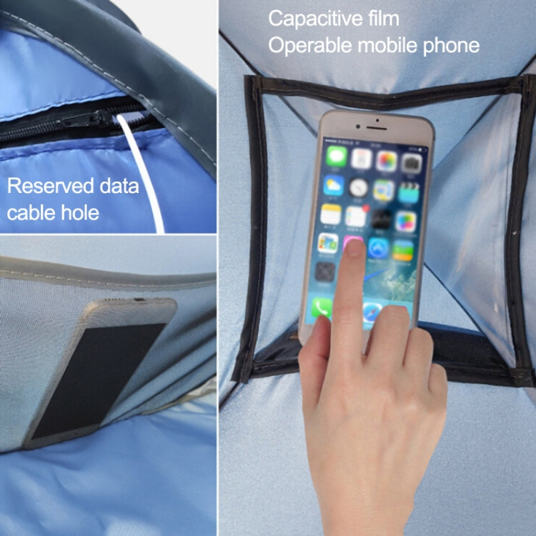 Indoor and Outdoor Automatic Quick Opening Sunshade Headrest Tent, Size: L 80x50x55cm