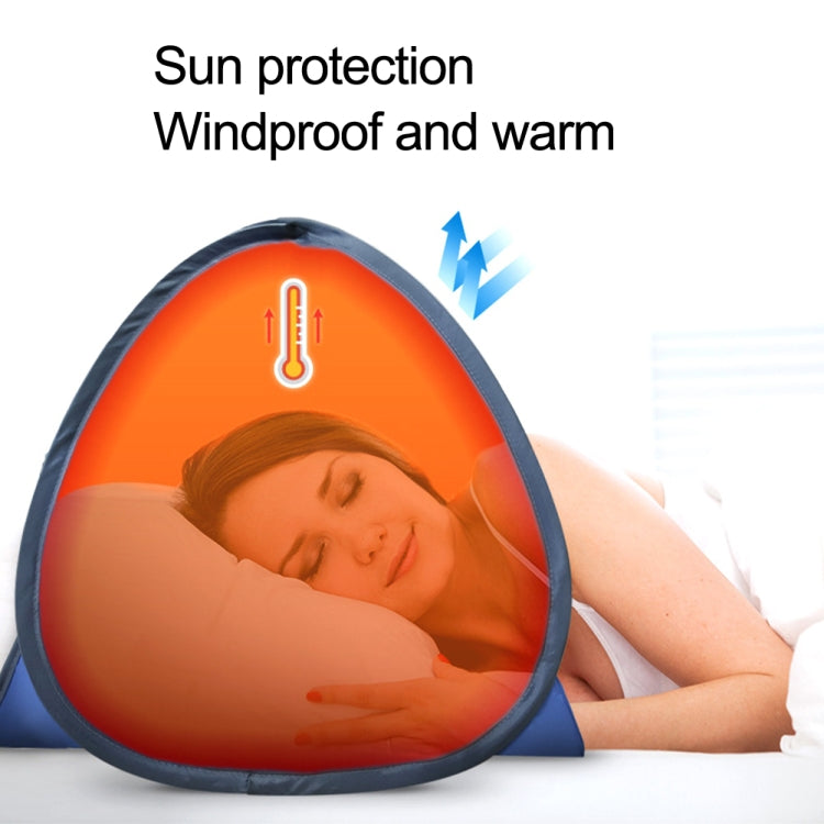 Indoor and Outdoor Automatic Quick Opening Sunshade Headrest Tent, Size: L 80x50x55cm
