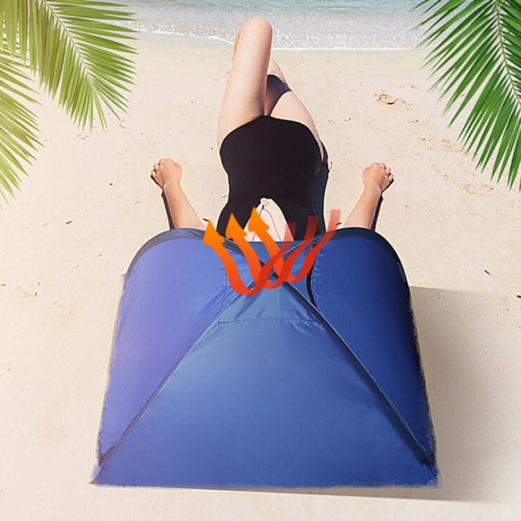 Indoor and Outdoor Automatic Quick Opening Sunshade Headrest Tent, Size: L 80x50x55cm