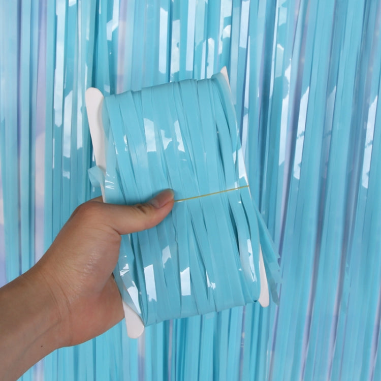 2 PCS Rain Curtain Birthday Party Background Wall Decoration