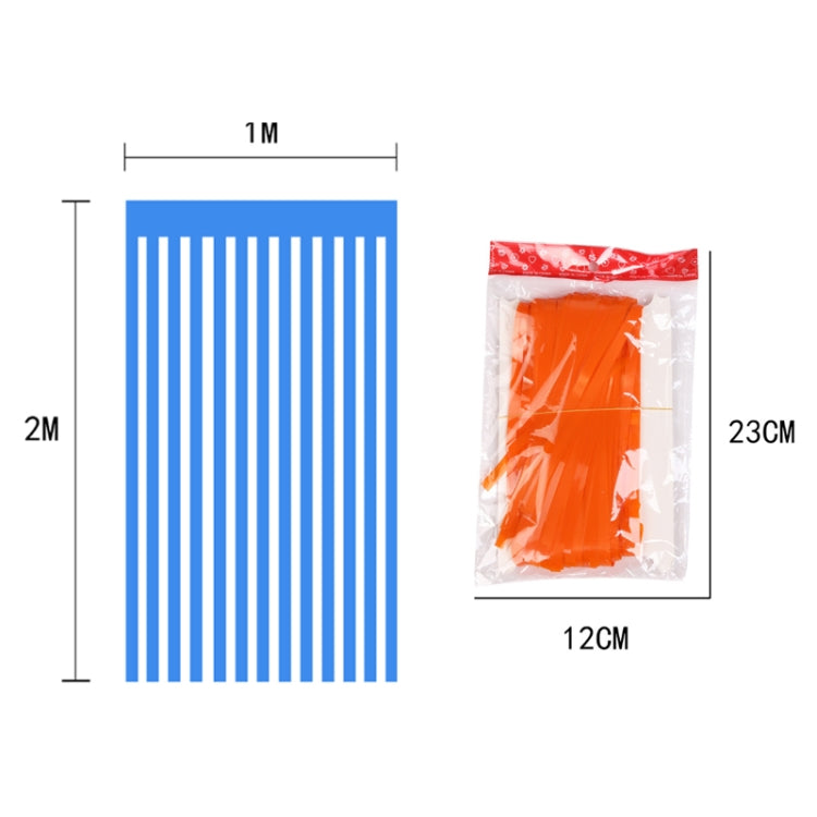 2 PCS Rain Curtain Birthday Party Background Wall Decoration