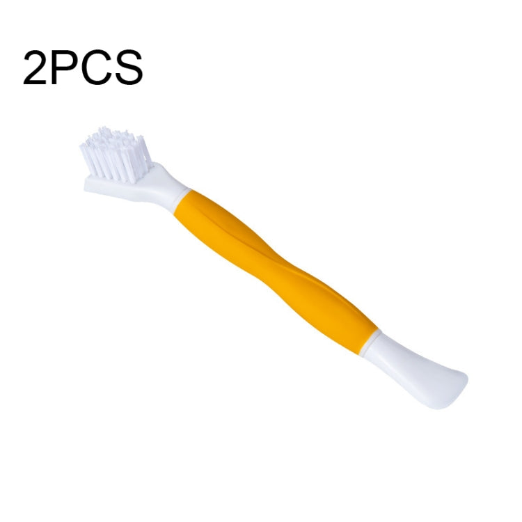 2 PCS Cup Lid Brush Pacifier Brush Multifunctional Gap Brush
