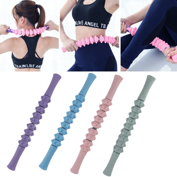 Dual-Purpose Spring Arm Force Massage Stick Muscle Relaxation Roller