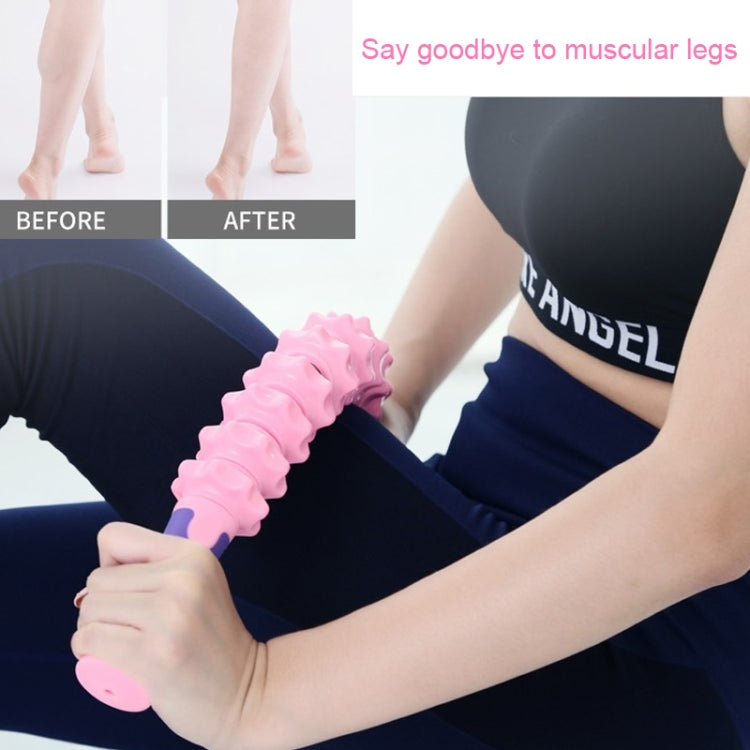 Dual-Purpose Spring Arm Force Massage Stick Muscle Relaxation Roller