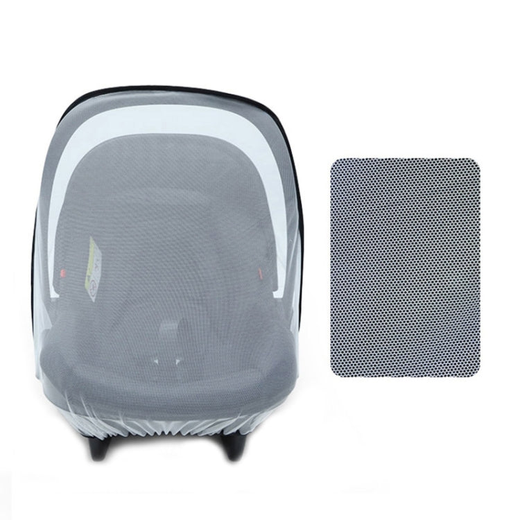 Baby Stroller Pushchair Mosquito Net Newborn Carriage Cradles Cover(White)