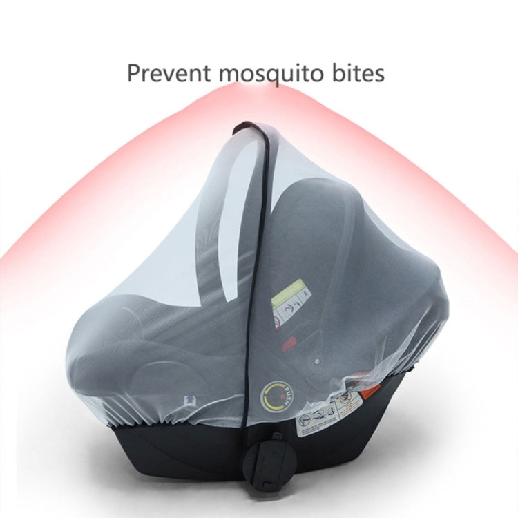 Baby Stroller Pushchair Mosquito Net Newborn Carriage Cradles Cover(White)
