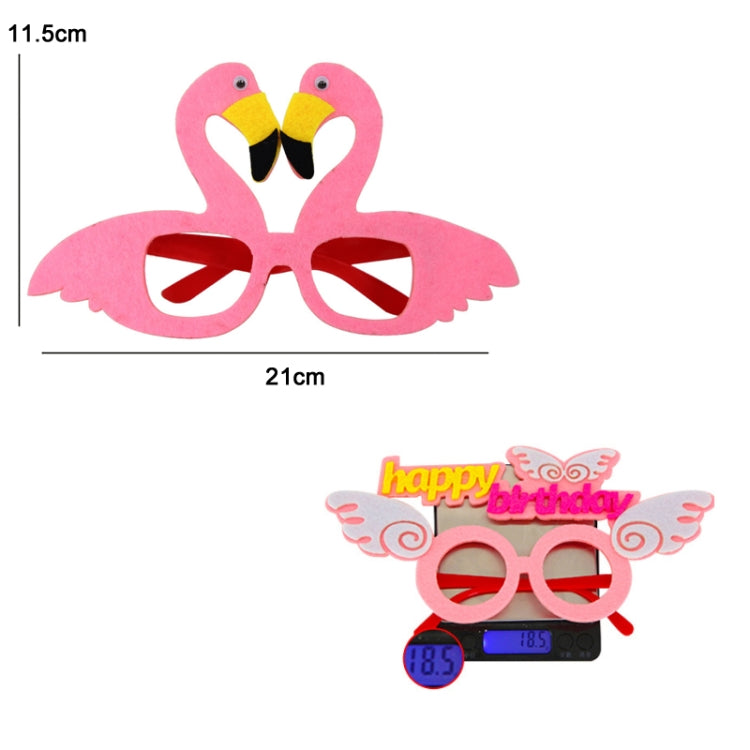2 PCS Funny Glasses Birthday Party Cartoon Decoration Photo Props, Shape: Blue Birthday Hat