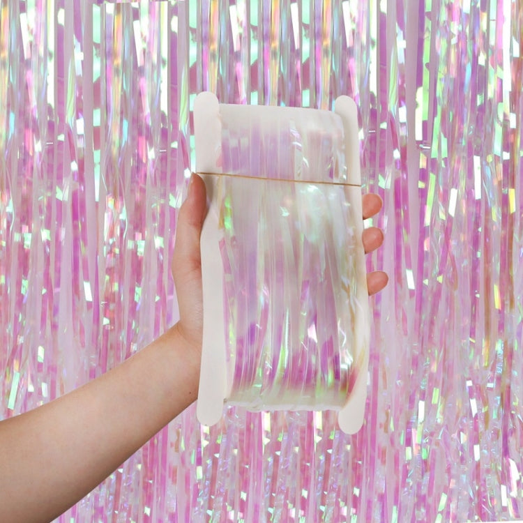 2 PCS Candy Rain Curtain Festive Party Decoration Photo Background, Size: 1x