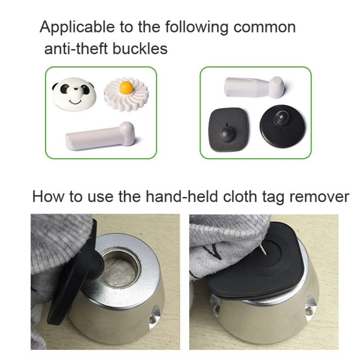 10000GS Universal Anti-theft Strong Deduction Device Clothes Label Magnetic Buckle