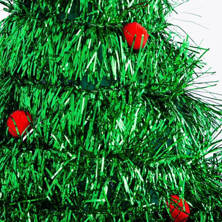 2PCS Christmas Ornaments Non Woven Christmas Tree Hat(Yellow)