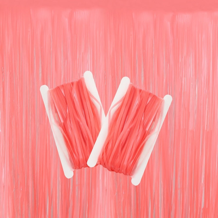2 PCS Fluorescent Rain Curtain Birthday Party Background Decoration, Color: 1Mx