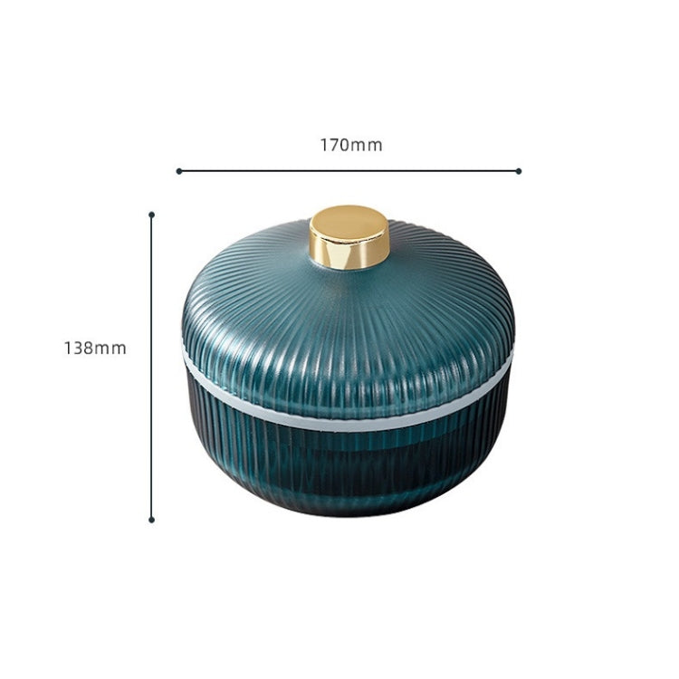 Household Ice Making Ice Storage Box Silicone Ice Tray Ice Cube Mold, Color: Blue 1 Layer