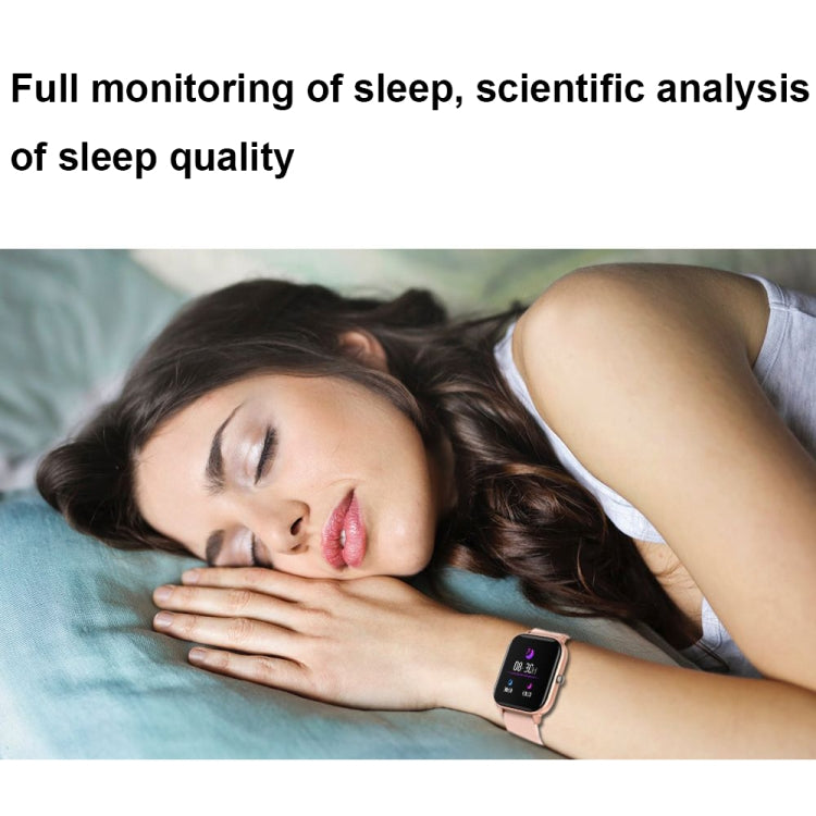 P8 1.4 Inch Heart Rate Blood Pressure Monitoring Smart Watch, Color: Pink