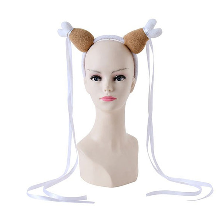 2PCS Thanksgiving Chicken Legs Headband Head Buckle Party Props, Style: Spring