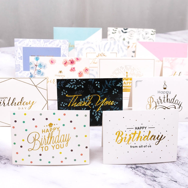 50 PCS Holiday Thank You Messages Greeting Cards