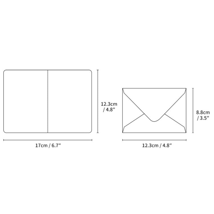20 PCS Retro Hollow Kraft Blessing Card with Envelope