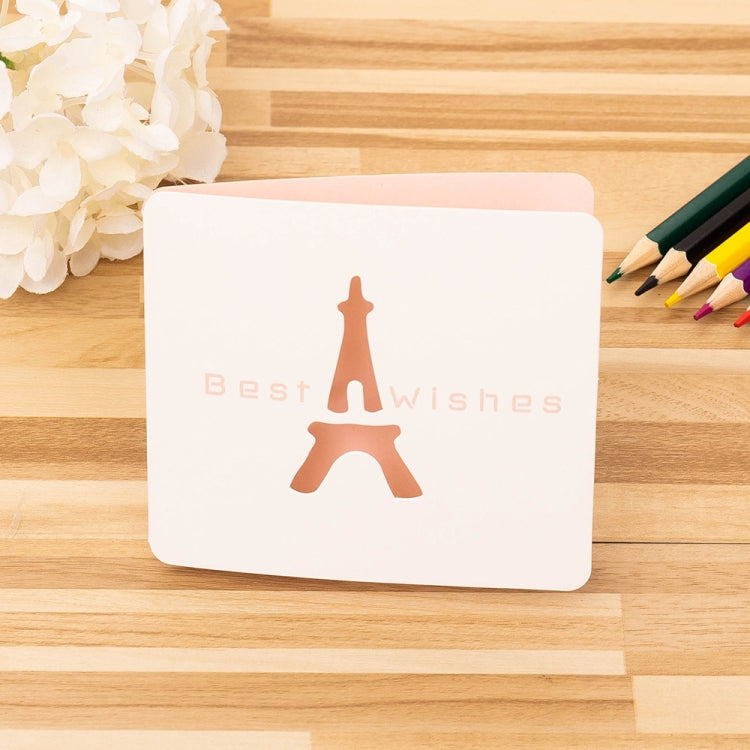 100 PCS Cute Hollow Cartoon Greeting Card