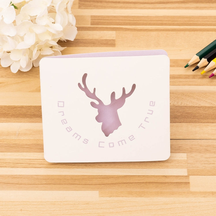 100 PCS Cute Hollow Cartoon Greeting Card