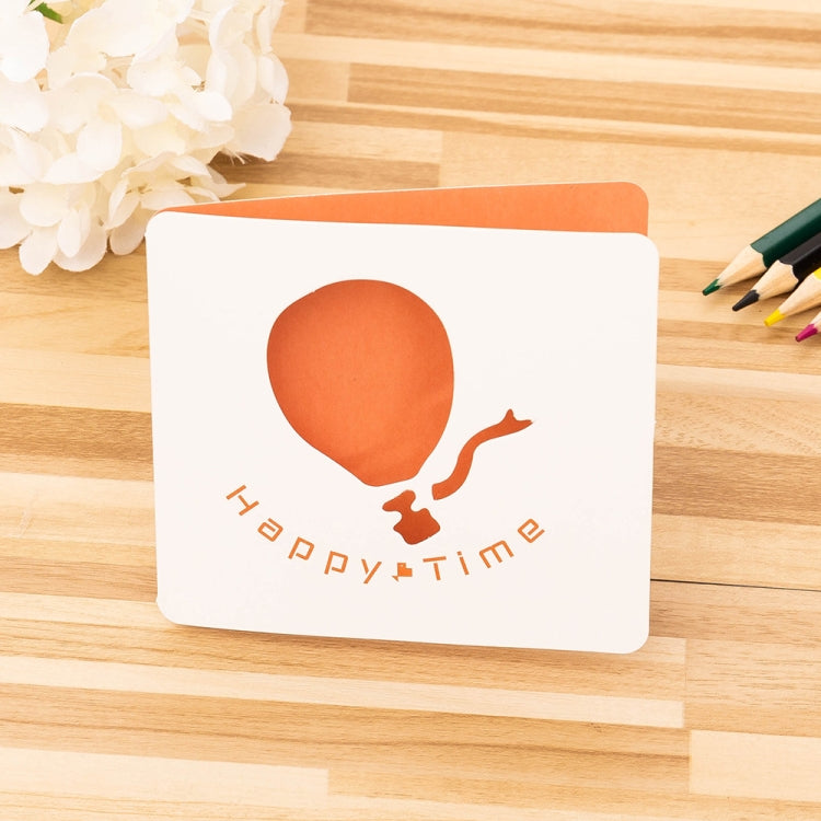 100 PCS Cute Hollow Cartoon Greeting Card