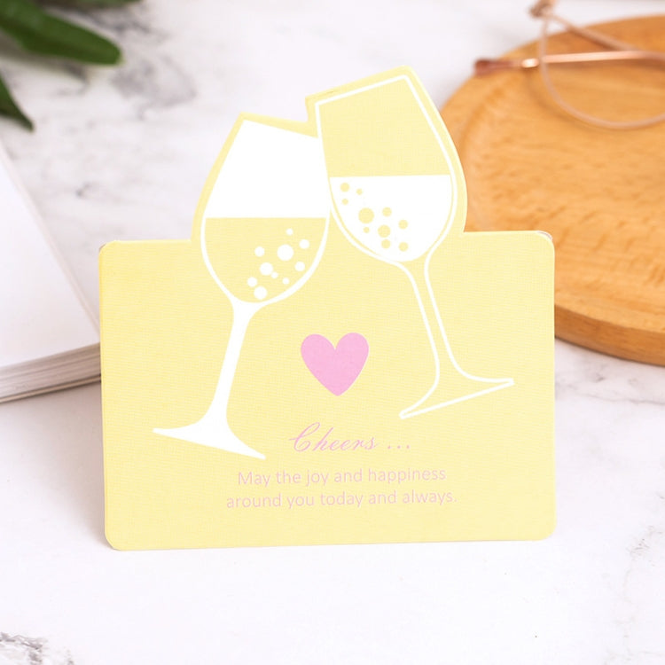 100 PCS Three-dimensional Hollow Greeting Cards