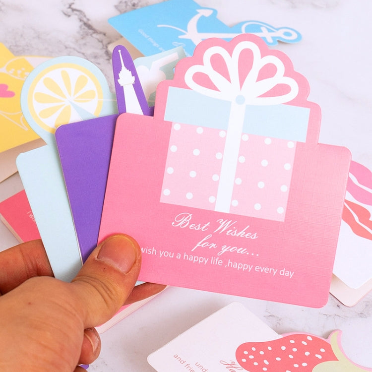 100 PCS Three-dimensional Hollow Greeting Cards