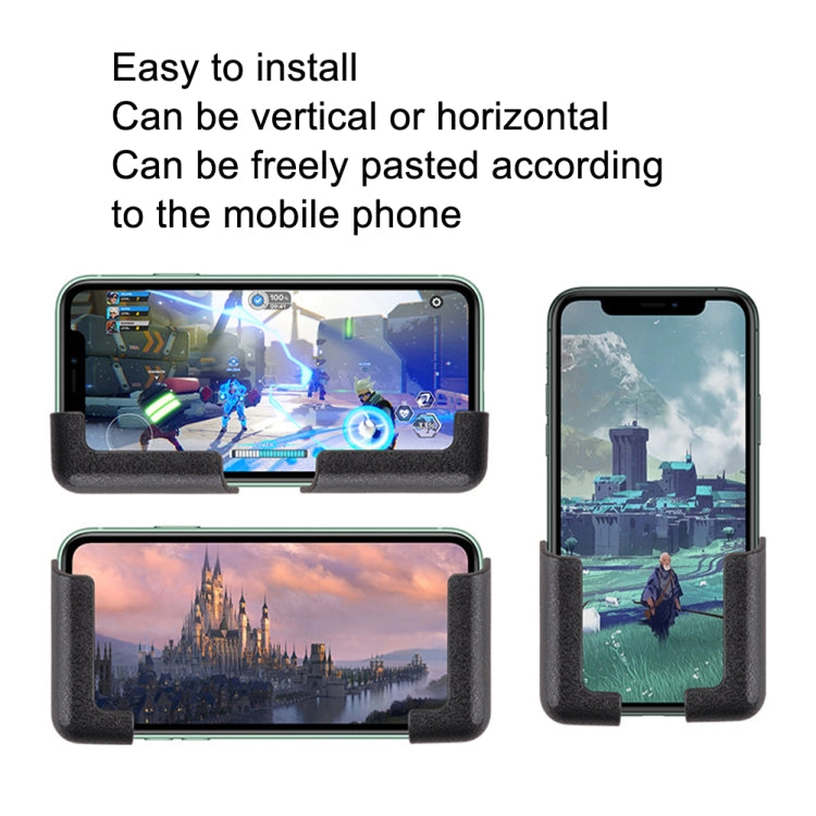 5 Pairs Car Mobile Phone Bracket Dashboard Navigation Paste Adjustable Bracket