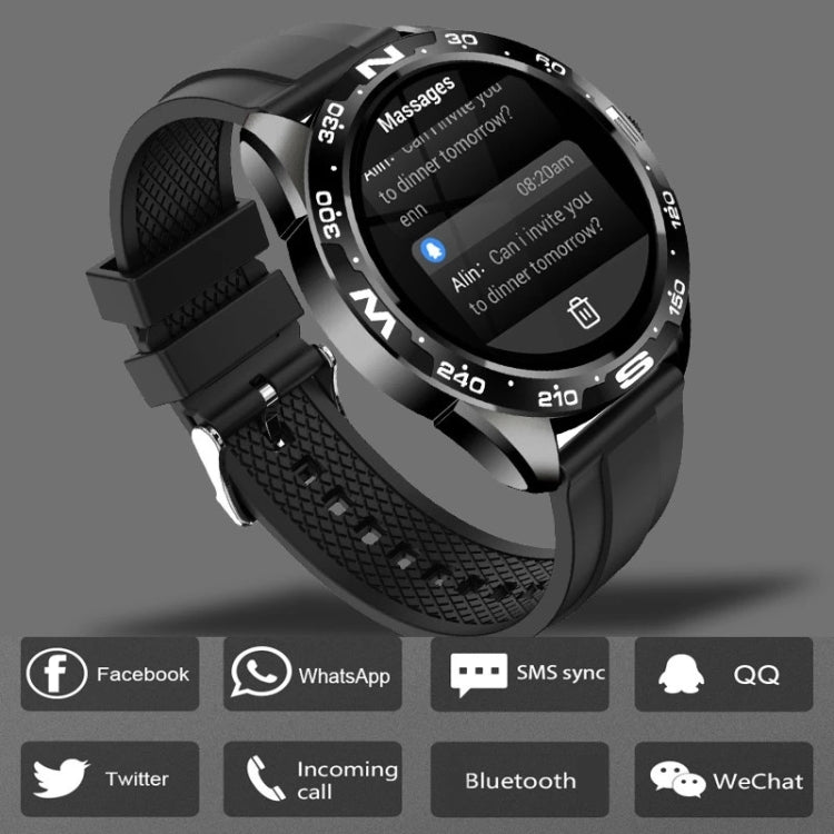 I32 1.32 Inch TFT Sports Waterproof Smart Watch Supports Health Monitoring Custom Dial, Color: Black
