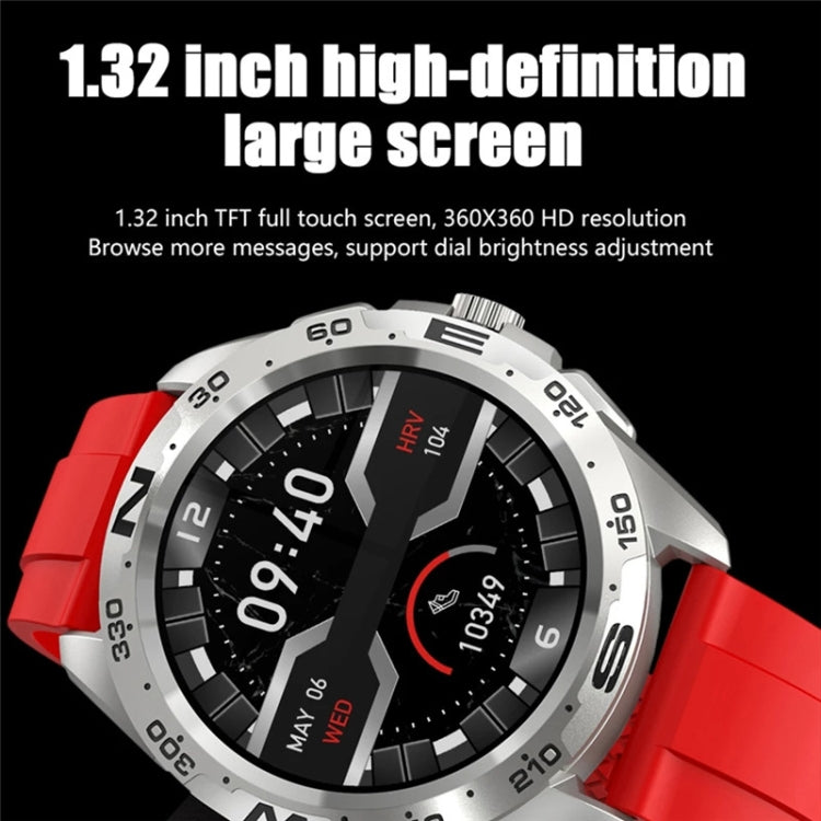 I32 1.32 Inch TFT Sports Waterproof Smart Watch Supports Health Monitoring Custom Dial, Color: Black