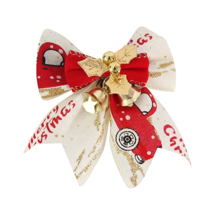 5 PCS Mini Christmas Tree Bow Bell Pendant Gift Box Decoration