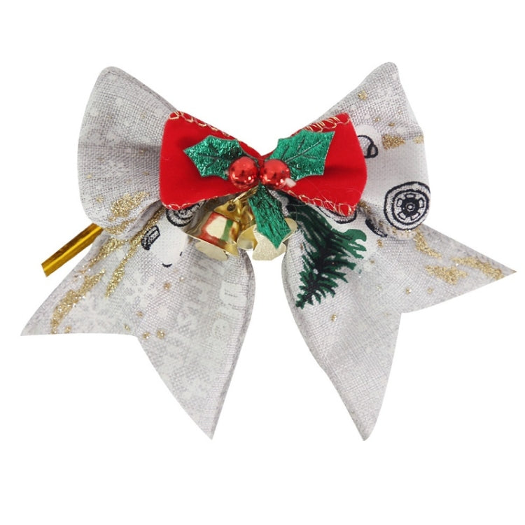 5 PCS Mini Christmas Tree Bow Bell Pendant Gift Box Decoration