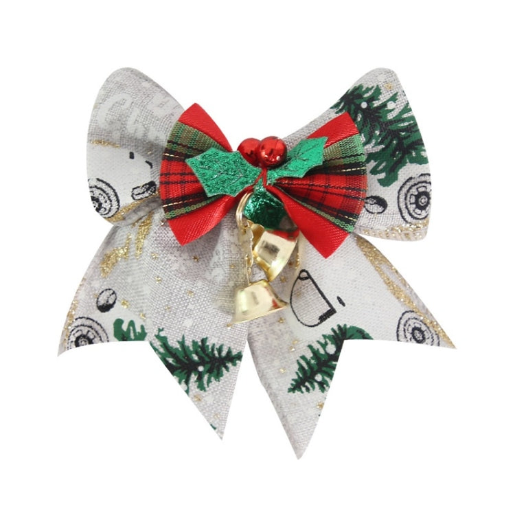 5 PCS Mini Christmas Tree Bow Bell Pendant Gift Box Decoration