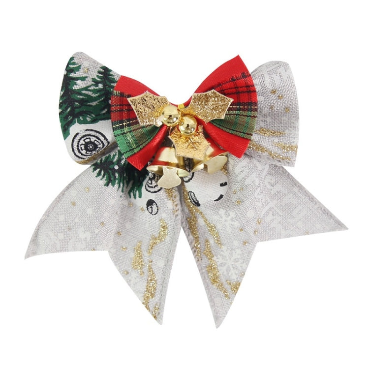 5 PCS Mini Christmas Tree Bow Bell Pendant Gift Box Decoration