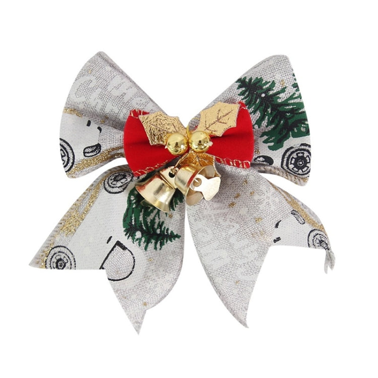 5 PCS Mini Christmas Tree Bow Bell Pendant Gift Box Decoration