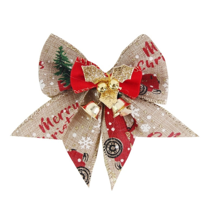 5 PCS Mini Christmas Tree Bow Bell Pendant Gift Box Decoration