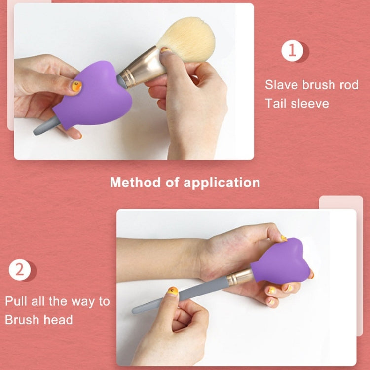 3 Packs Silicone Makeup Brush Bristle Dust Protector