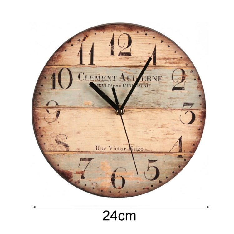 Retro Wood Decoration Hanging Clock