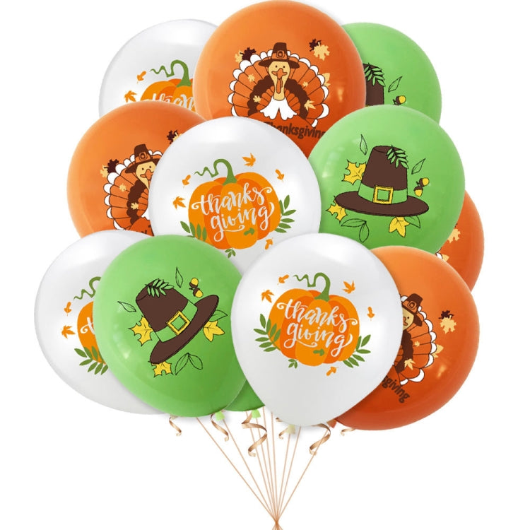 30 PCS Thanksgiving Party Decorative Balloons