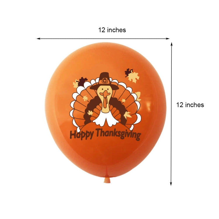 30 PCS Thanksgiving Party Decorative Balloons