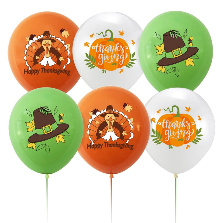 30 PCS Thanksgiving Party Decorative Balloons