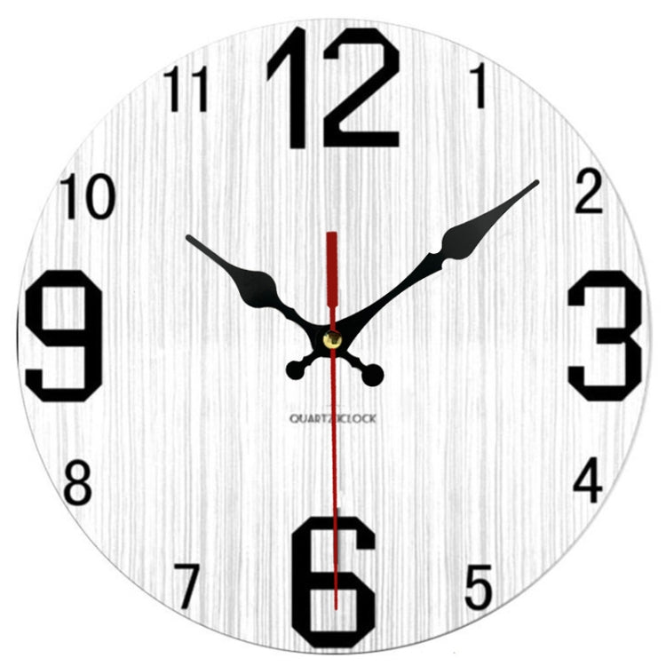 Retro Wood Home Decoration Silent Hanging Clock