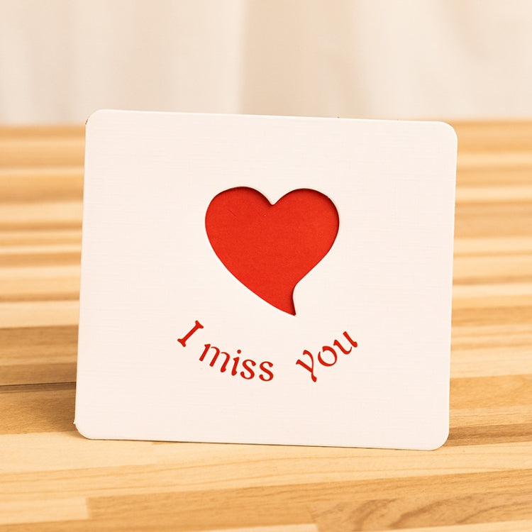 100 PCS Hollow Cartoon Greeting Card