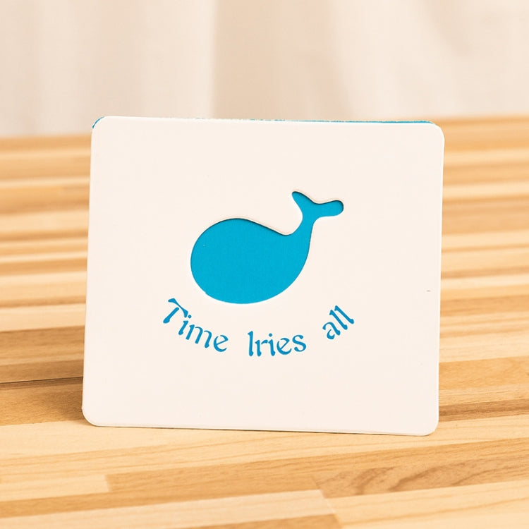 100 PCS Hollow Cartoon Greeting Card
