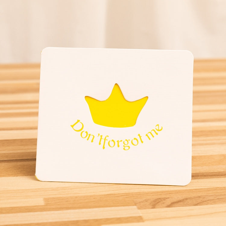 100 PCS Hollow Cartoon Greeting Card
