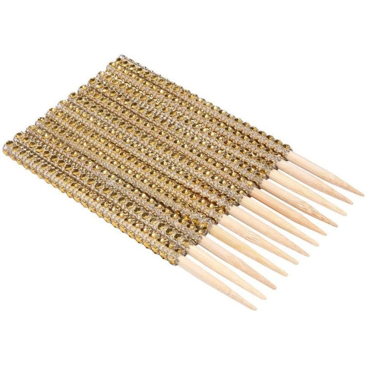 12PCS Christmas Decoration Apple Stick Cake Apple Party Decoration Bamboo Stick