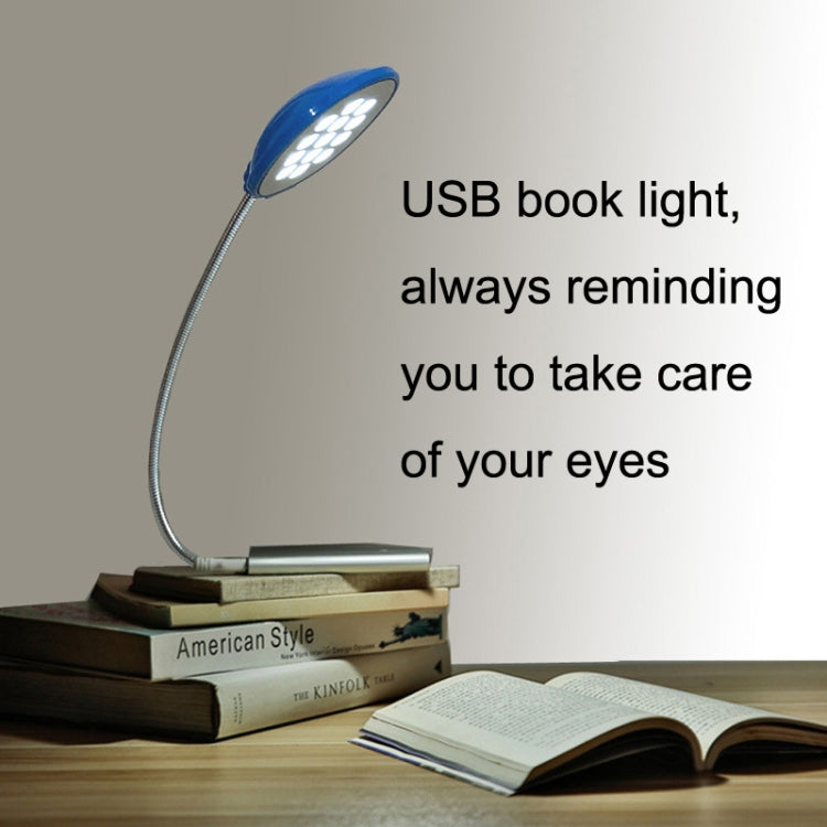 2PCS 13LED Metal Hose Snake USB Light Eye Protection Notebook Keyboard Light