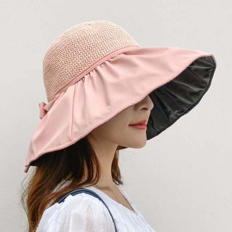 Summer Vinyl-coated Stitching Sun Hat